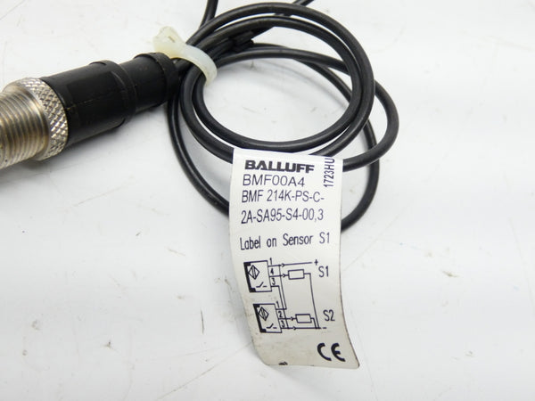 BALLUFF BMF214K-PS-C-2A-SA95-S4-00.3 BMF00A4 10-30VDC UNMP
