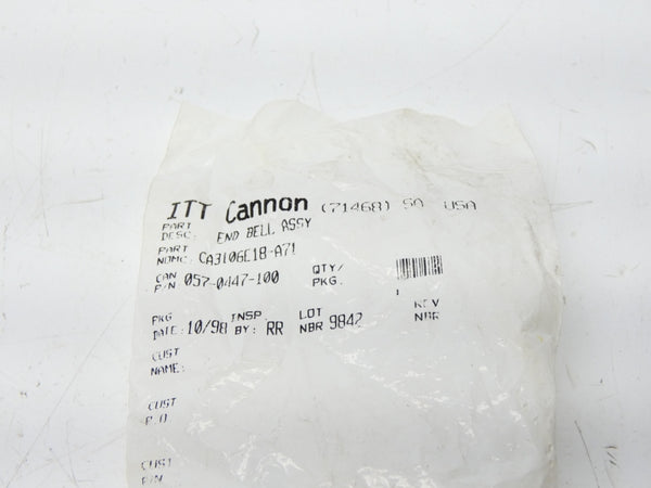 ITT 057-0447-100 CA3106E18-A71 NSMP