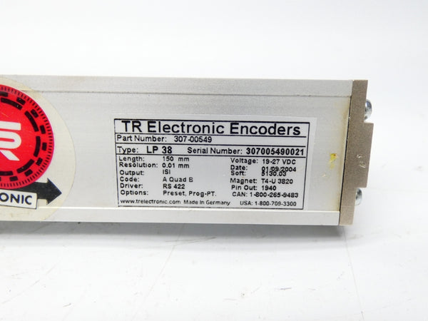TR ELECTRONIC LP38 307-00549 19-27VDC UNMP