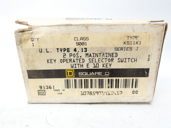 SQUARE D 9001KS11K1 SER. J NSMP