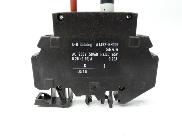 ALLEN BRADLEY 1492-GH002 SER. B 250VAC 0.2A UNMP