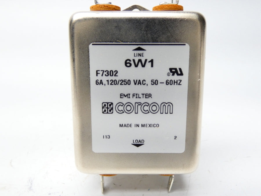 CORCOM 6W1 F7302 120/250VAC 6A NSNP