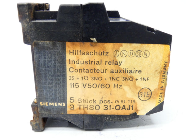 SIEMENS 3TH8031-0AJ1 115V UNMP