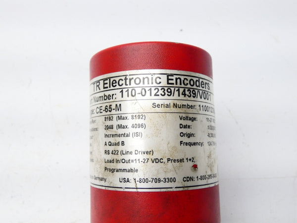 TR ELECTRONICS CE-65-M 110-01239/1439/V001 11-27VDC UNMP