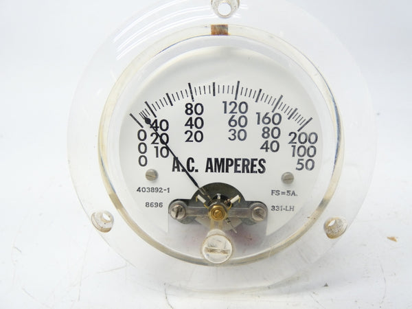 METER 403892-1 331-LH 0-200A UNMP