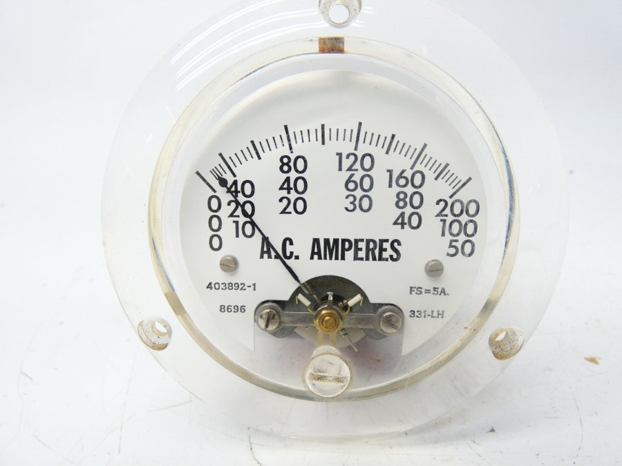 METER 403892-1 331-LH 0-200A UNMP