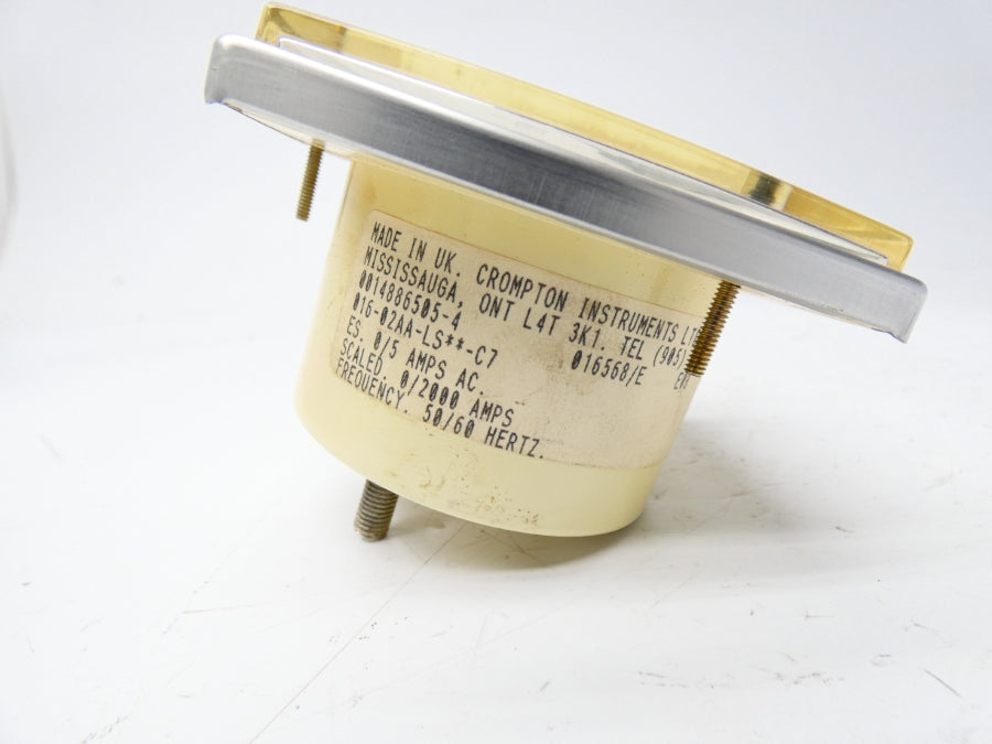 CROMPTON 0014886505-4 016-02AA-LS**-C7 0-2000A UNMP