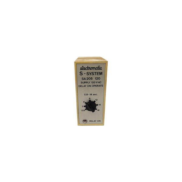ELECTROMATIC SA205120 120VAC 5A 0.8-18S UNMP