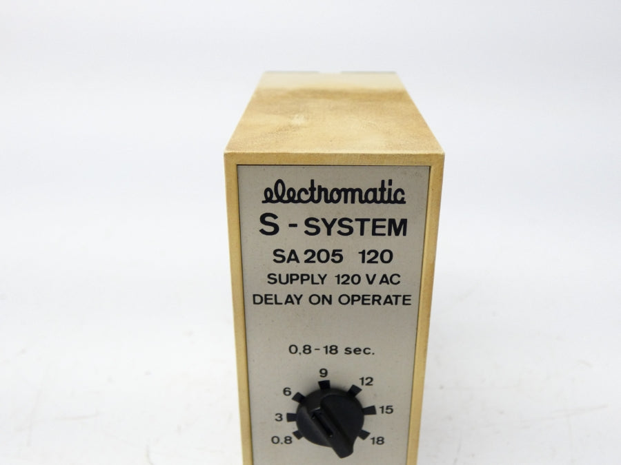 ELECTROMATIC SA205120 120VAC 5A 0.8-18S UNMP