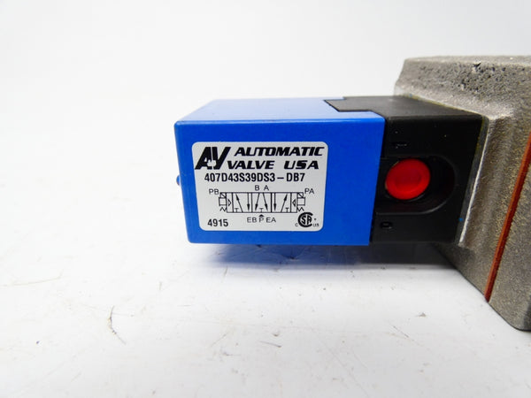 AUTOMATIC VALVE 407D43S39DS3-DB7 24VDC UNMP
