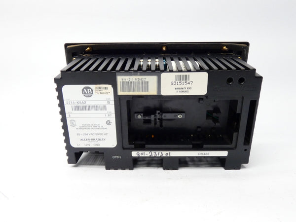 ALLEN BRADLEY 2711-K5A2 SER. B REV. D F/W 1.07 85-264VAC (AS IS) UNMP