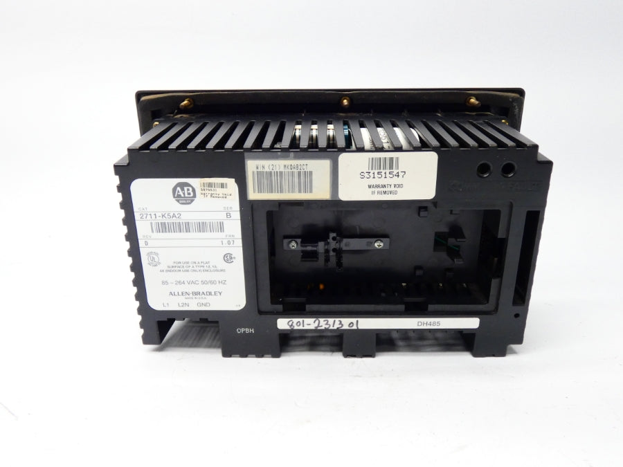 ALLEN BRADLEY 2711-K5A2 SER. B REV. D F/W 1.07 85-264VAC (AS IS) UNMP