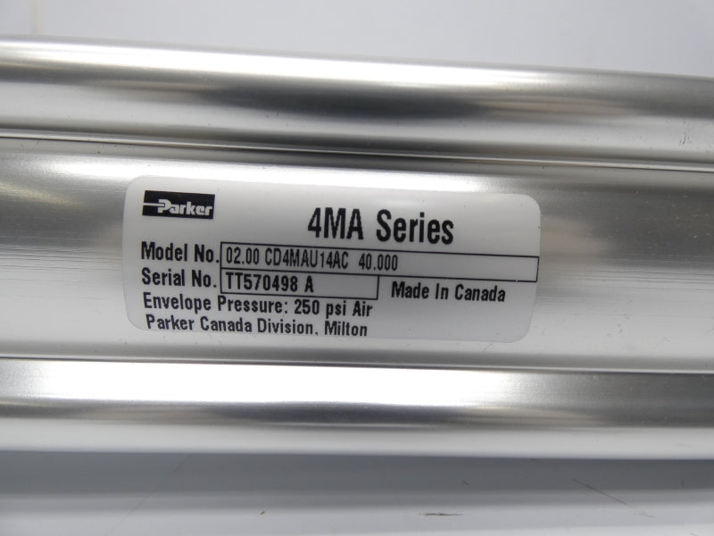 PARKER 02.00CD4MAU14AC40.000 SER. 4MA 250PSI 40.000 NSNP