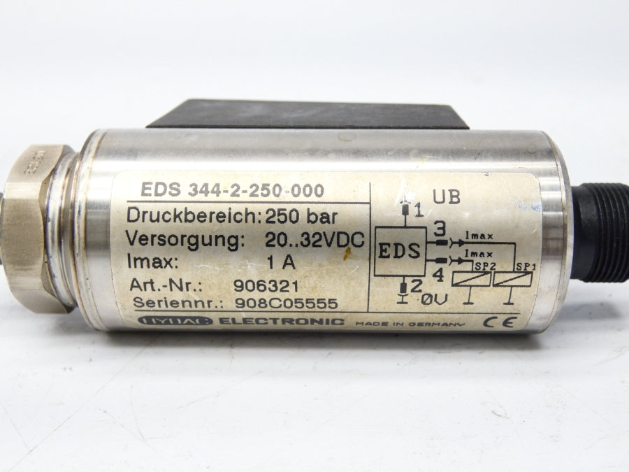 HYDAC ELECTRONIC EDS344-2-250-000 20-32VDC UNMP