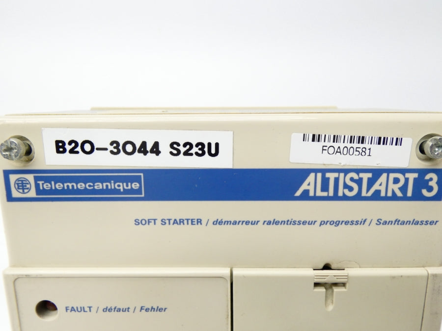 TELEMECANIQUE ALTISTART 3 (AS IS) UNMP