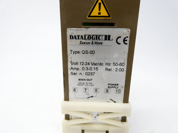 DATA LOGIC QS-00 12-24VDC 0.3-0.15 (AS PICTURED) UNMP