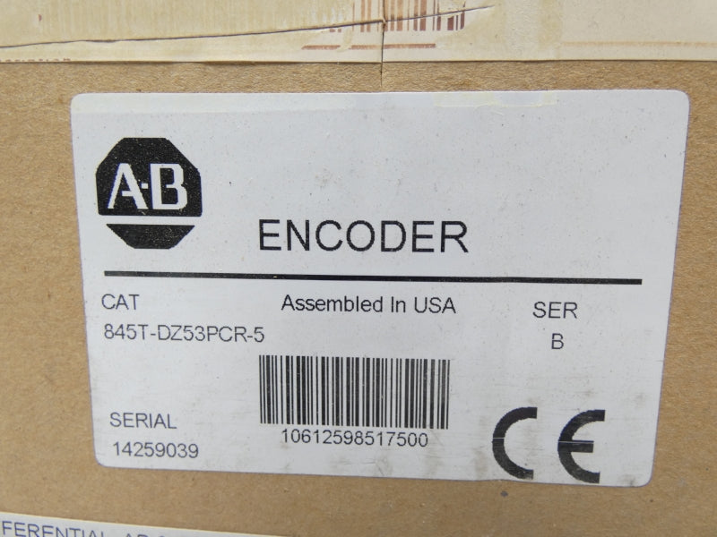 ALLEN BRADLEY 845T-DZ53PCR-5 SER. B 24VDC (BR/WH) NSMP
