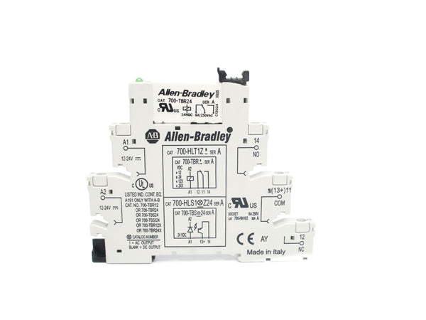 ALLEN BRADLEY 700-HLT1Z24 SER. A (PKG OF 10) (WH) NSMP