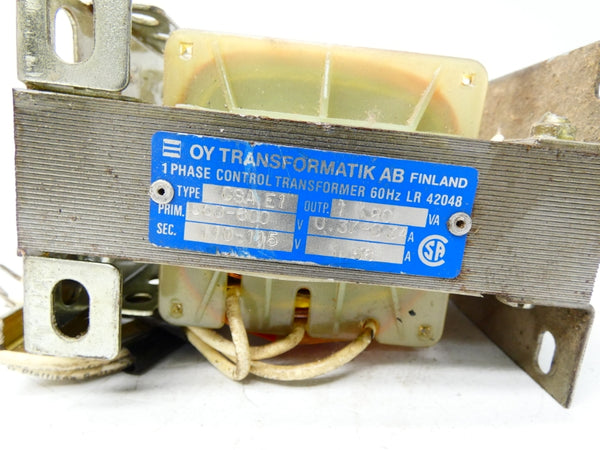 OY TRANSFORMATIK AB CSAE1 550-600V 0.37-0.34A UNMP