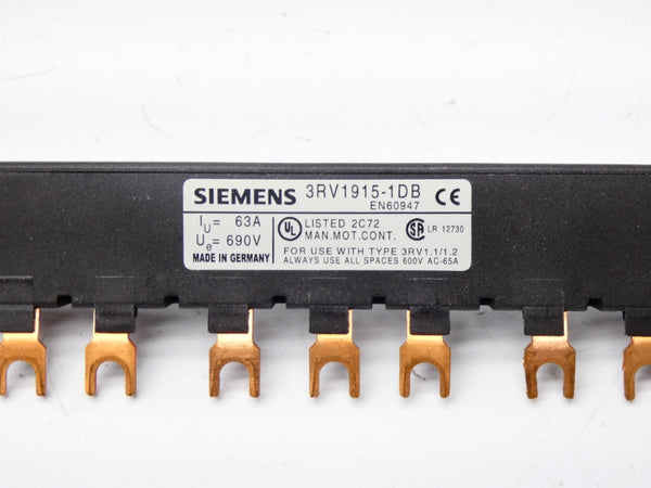 SIEMENS 3RV1915-1DB 690V 63A UNMP