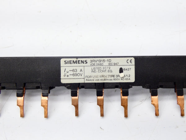 SIEMENS 3RV1915-1D 690V 63A UNMP