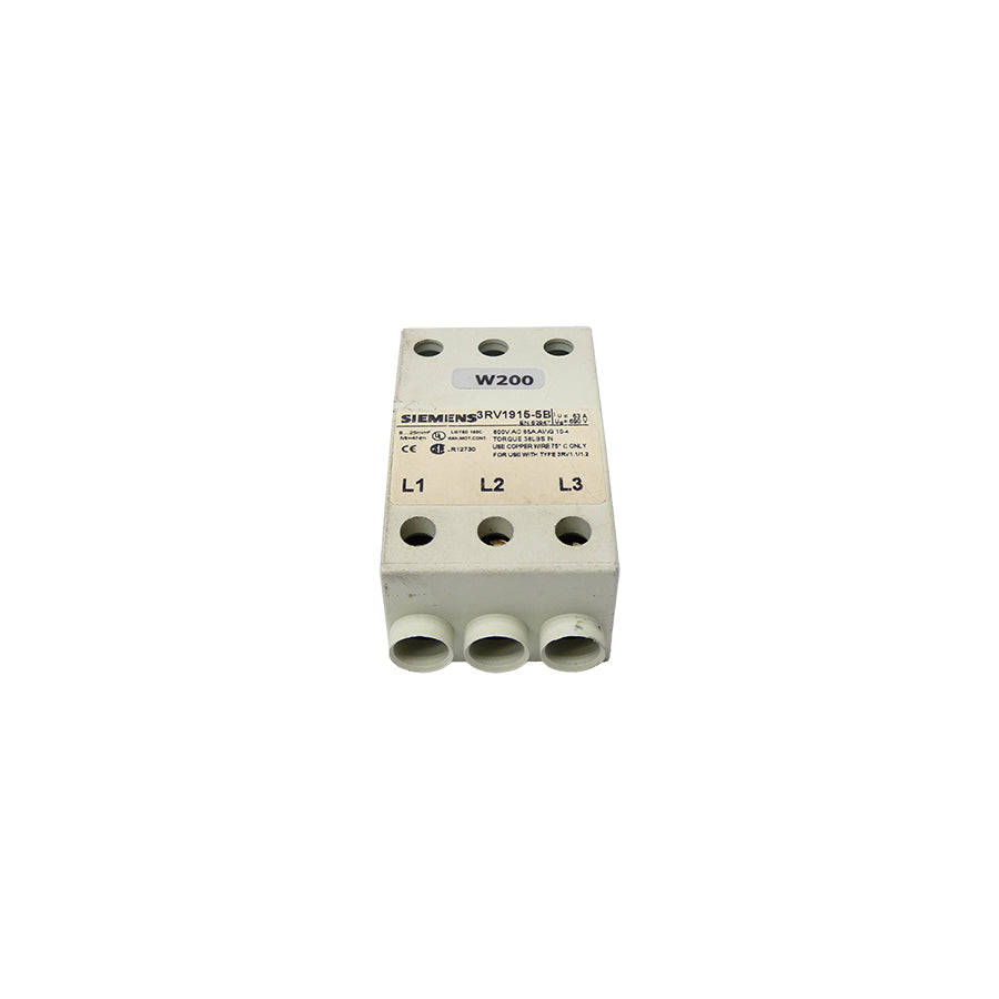 SIEMENS 3RV1915-5B 600VAC 65A UNMP