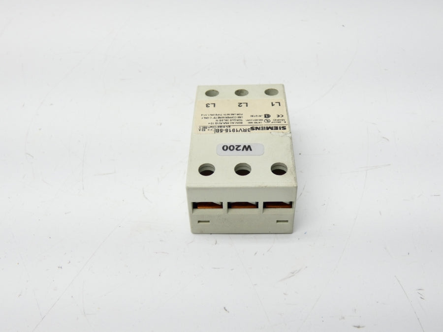 SIEMENS 3RV1915-5B 600VAC 65A UNMP