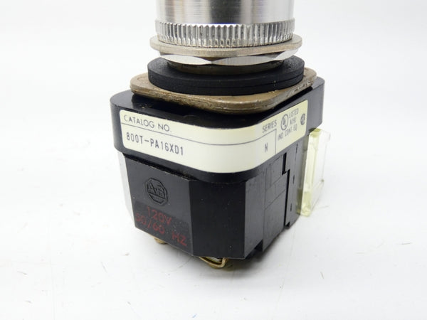 ALLEN BRADLEY 800T-PA16XD1 SER. N 120V (AS IS) NSNP