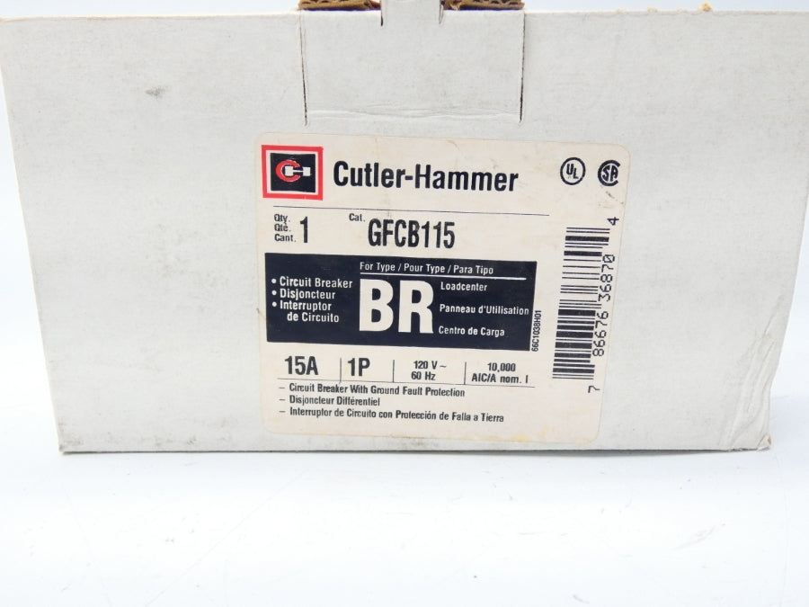 CUTLER HAMMER GFCB115 120VAC 15A NSMP