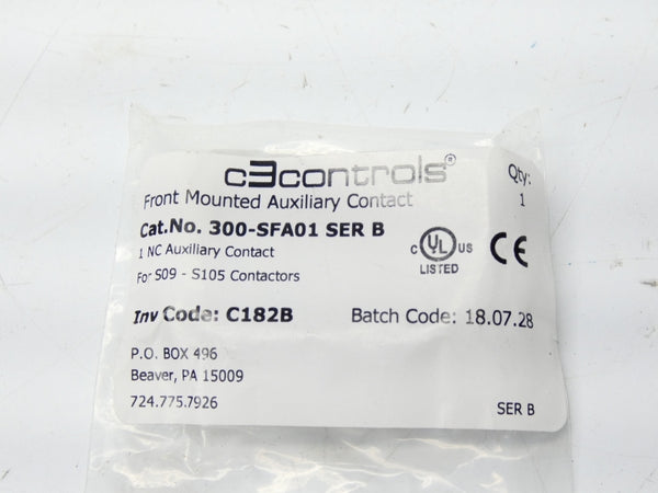 C3 CONTROLS 300-SFA01 SER. B NSMP