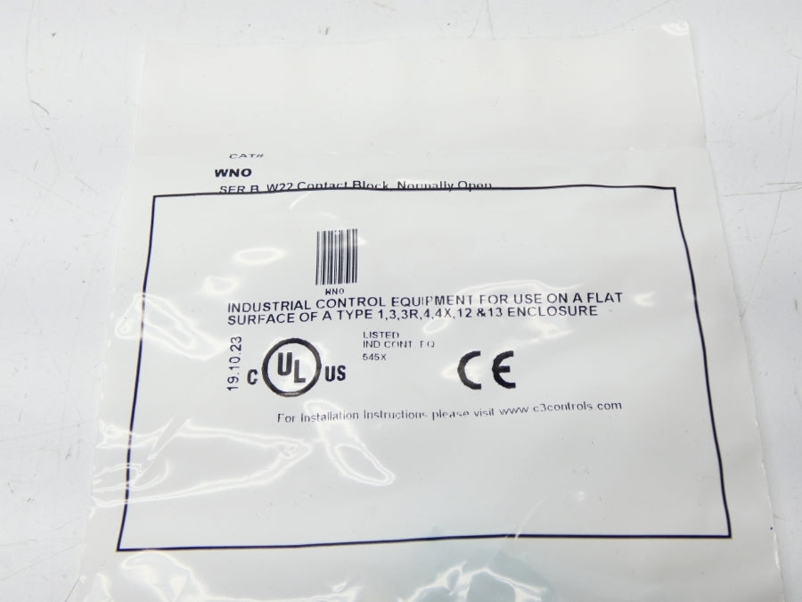 C3 CONTROLS WNO SER. B 600VAC 10A NSMP