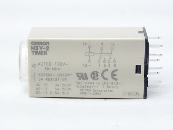 OMRON HY3-2 100-120VAC 0-10S NSMP