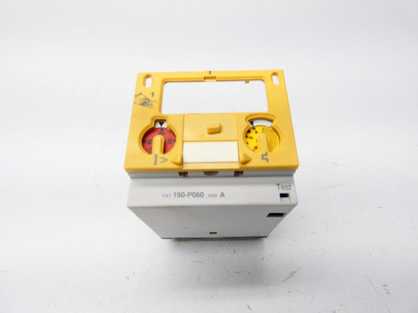 ALLEN BRADLEY 190-P060 SER. A (BK/YL) NSMP