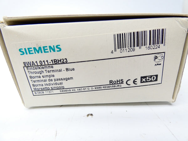SIEMENS 8WA1011-1BH23 (PKG OF 50) NSMP