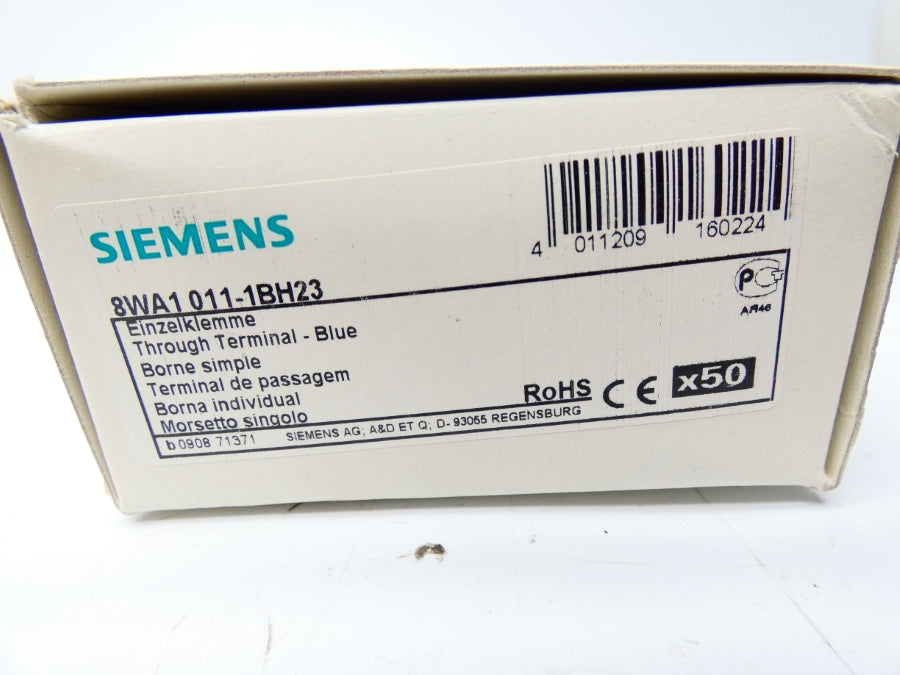 SIEMENS 8WA1011-1BH23 (PKG OF 50) NSMP