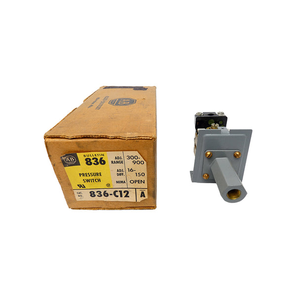 INDUSTRIAL SPARE PART 836-C12 SER. A 200-900PSI (BR/YL) NSMP