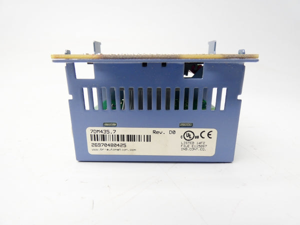 B&R AUTOMATION 7DM435.7 REV. D0 24VDC 0.5A NSMP