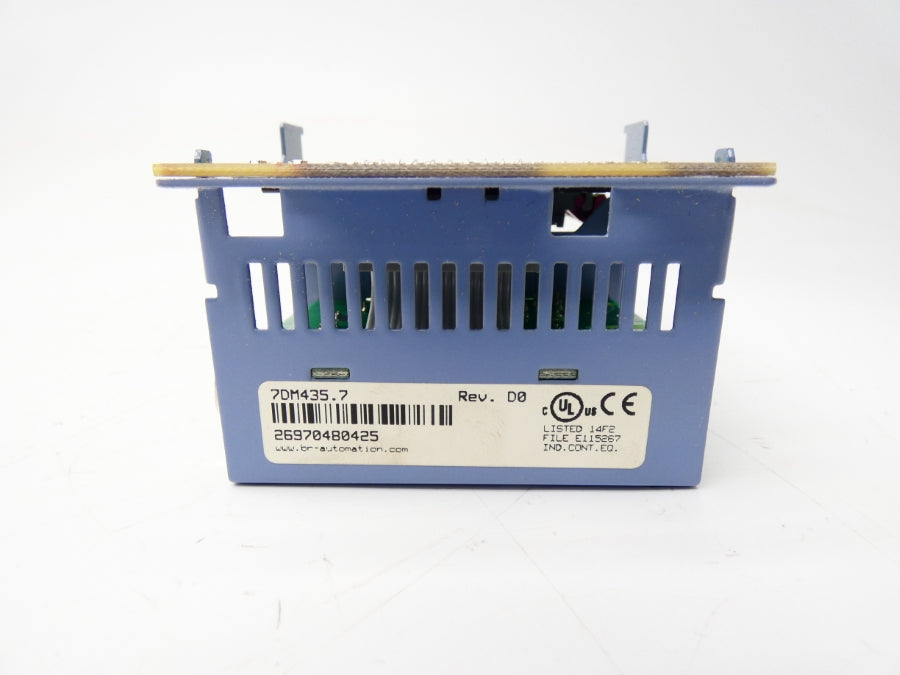 B&R AUTOMATION 7DM435.7 REV. D0 24VDC 0.5A NSMP
