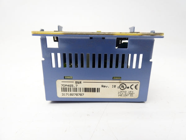 B&R AUTOMATION 7DM465.7 REV. I0 24VDC 0.5A NSNP