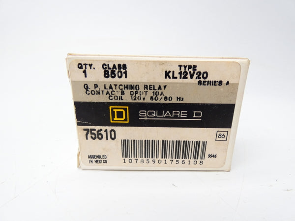 SQUARE D 8501KL12V20 SER. A 120V 10A NSMP