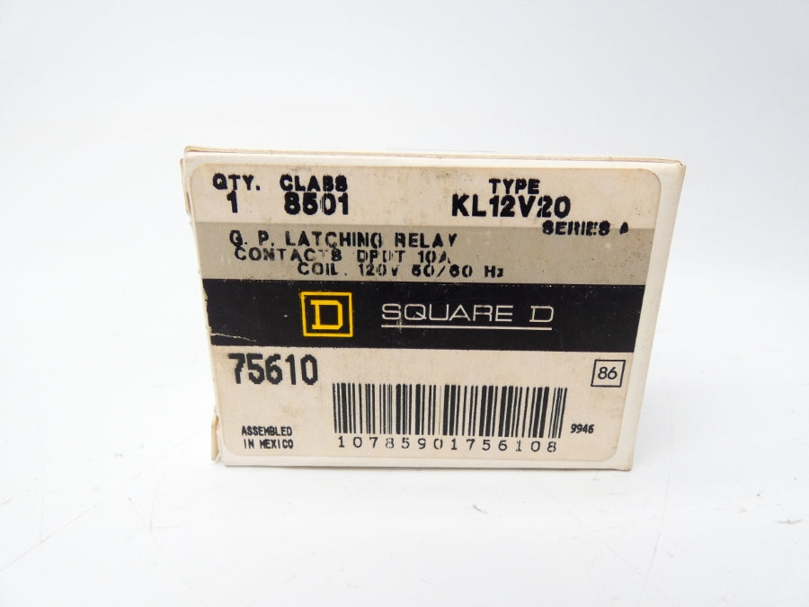 SQUARE D 8501KL12V20 SER. A 120V 10A NSMP