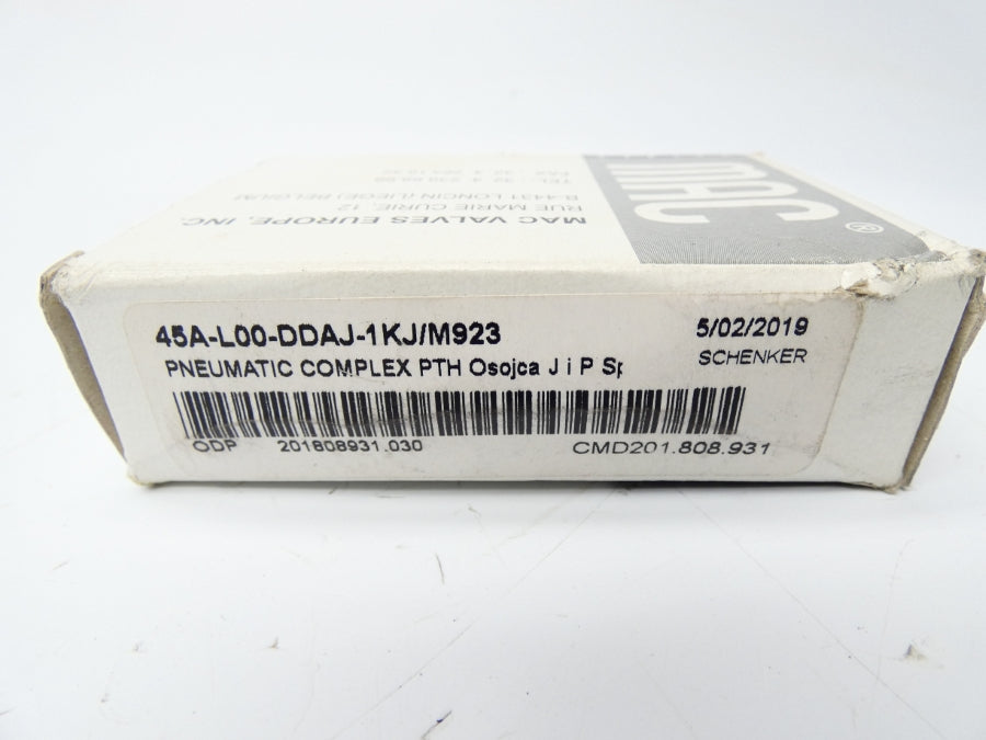 MAC 45A-L00-DDAJ-1KJ/M923 24VDC 70-120PSI NSMP