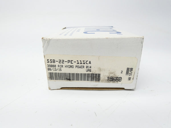 MAC 55B-22-PE-111CA 110/120VAC 30-150PSI NSMP