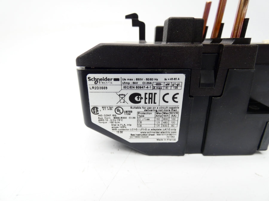SCHNEIDER ELECTRIC LR2D3559 600V 48-65A NSMP