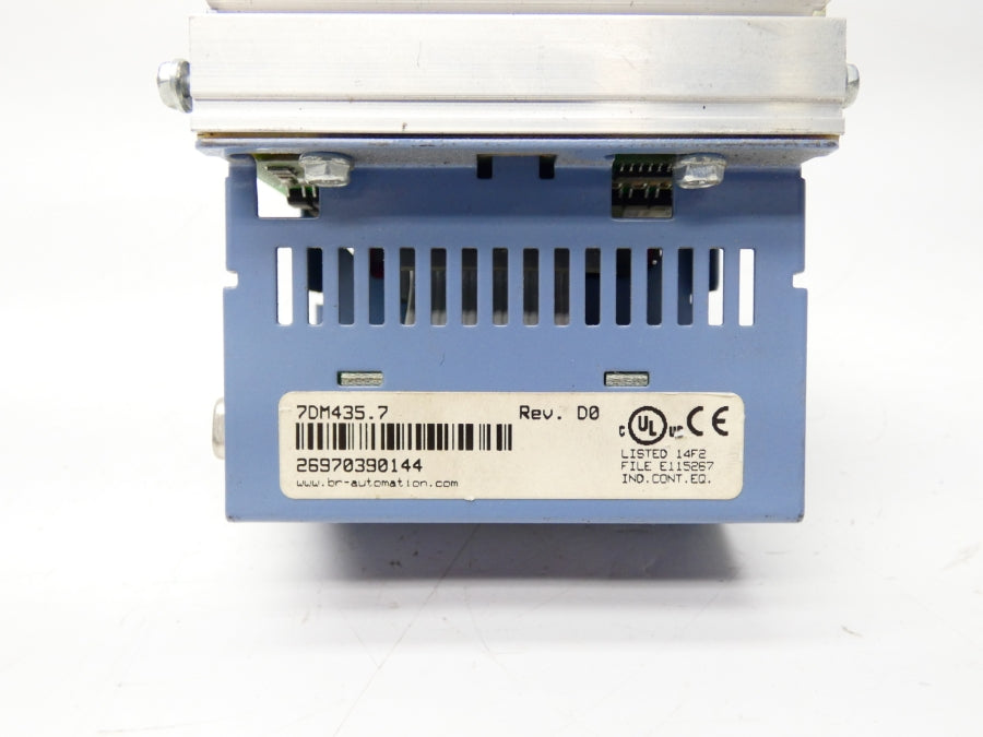 B&R AUTOMATION 7DM435.7 REV. D0 24VDC 0.5A UNMP
