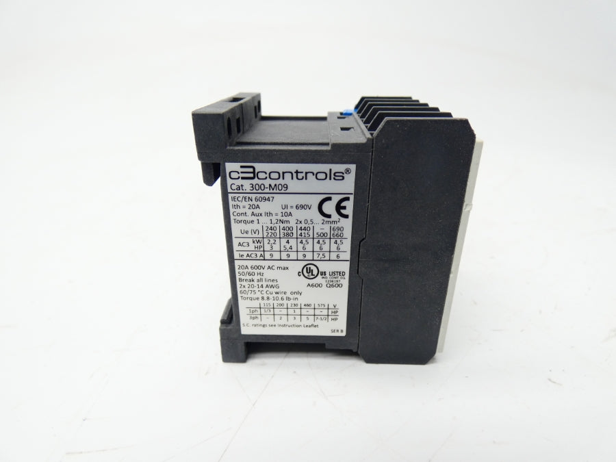 C3 CONTROLS 300-M09N30ZC01 SER. B 24VDC 9A NSMP