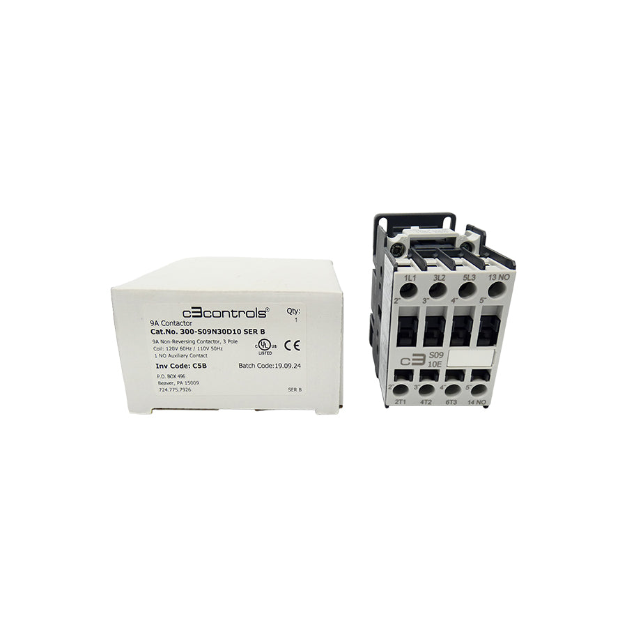 C3 CONTROLS 300-S09N30D10 SER. B 120/110V 9A NSMP