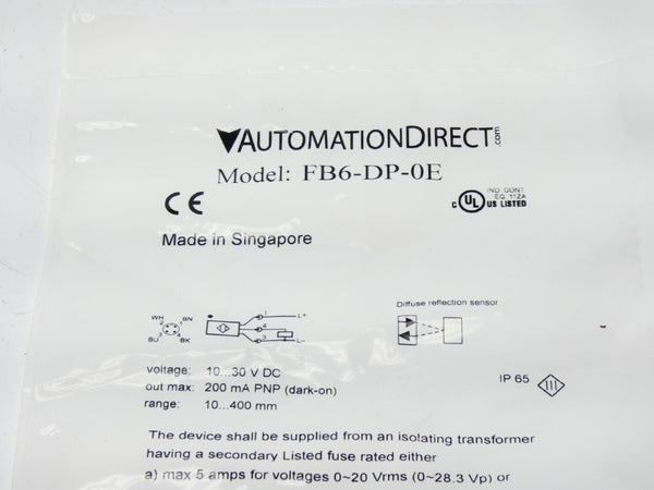 AUTOMATION DIRECT FB6-DP-0E 10-30VDC NSMP