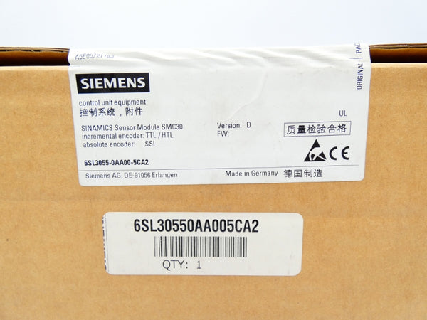SIEMENS 6SL3055-0AA00-5CA2 VER. D NSFS