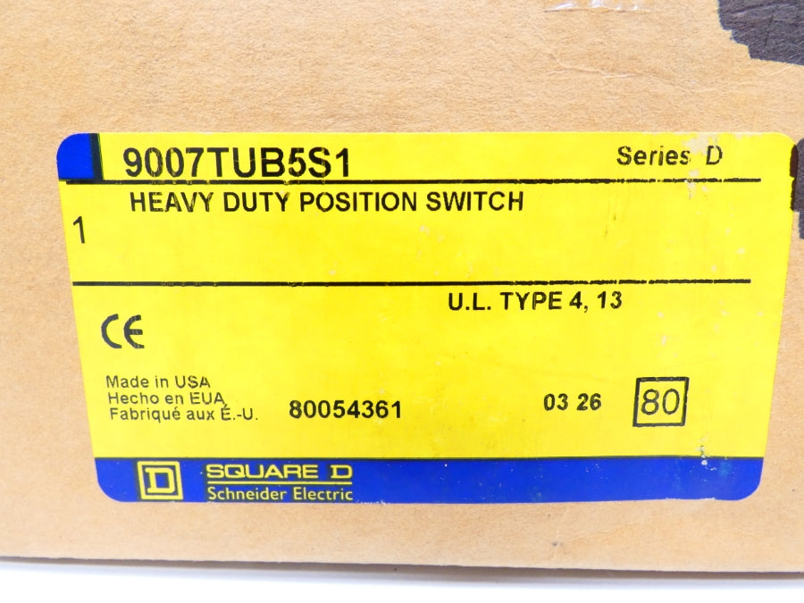 SQUARE D 9007TUB5S1 SER. D NSMP